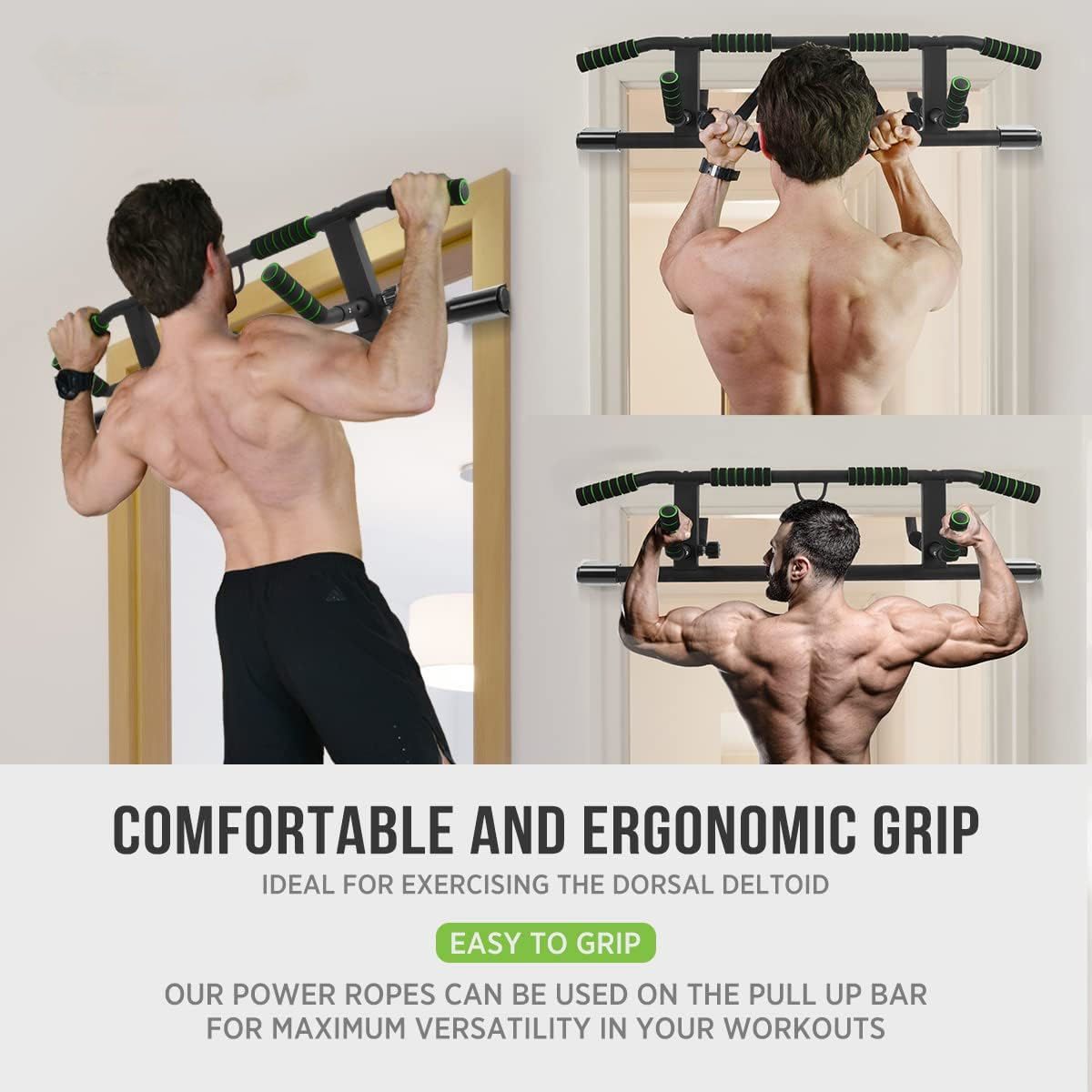 Doorway Pull up Bar Chin up Di - Suspension Trainer Door reseña y precio