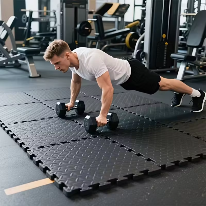 30x30cm 16 Pcs Interlocking Yo - Home Gym On Carpet reseña y precio