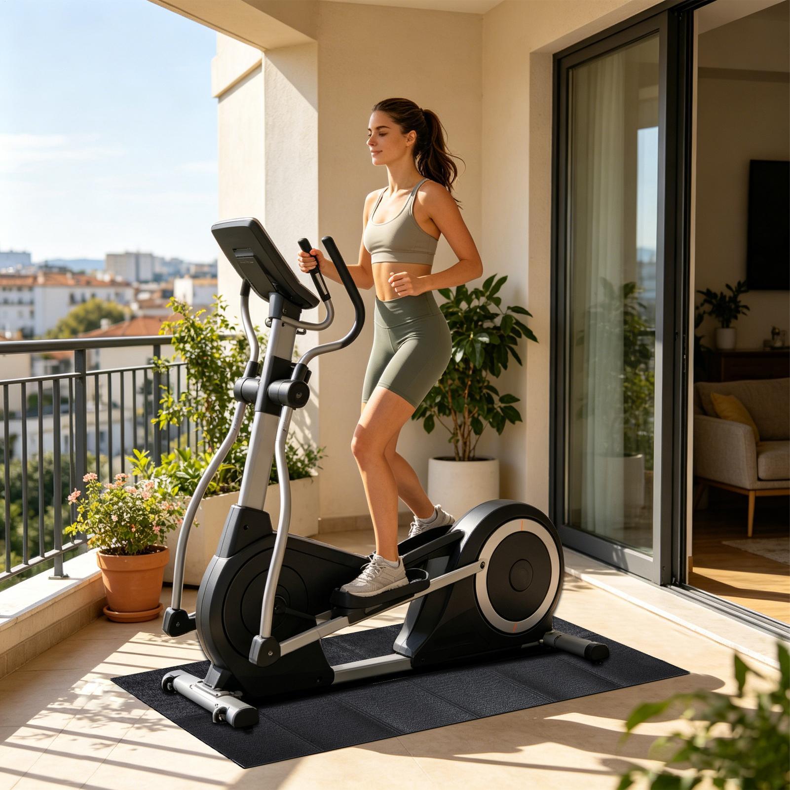 Treadmill Pad Heavy Duty Water - Home Gym Yoga Mat reseña y precio