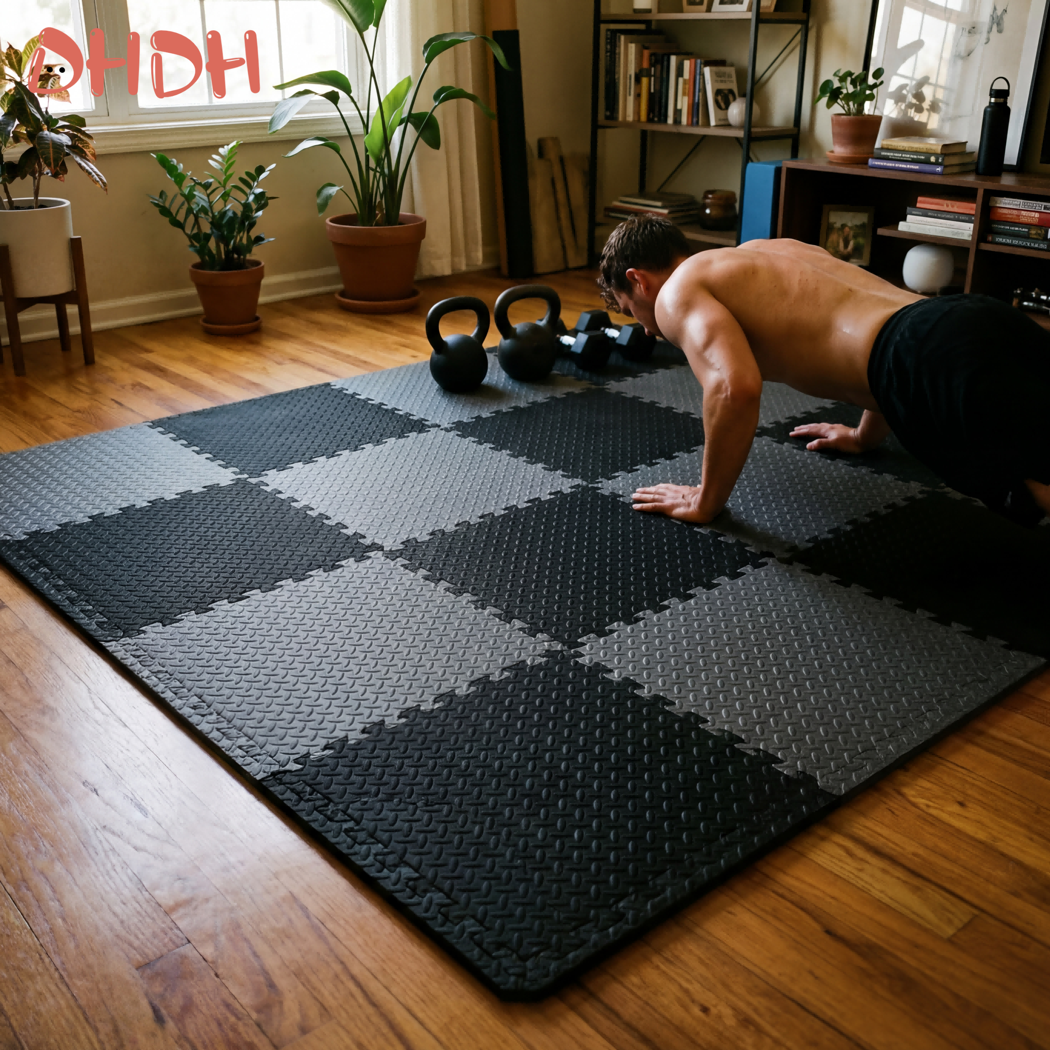 Gym Floor Mat for Home Workout - Home Gym On Carpet reseña y precio