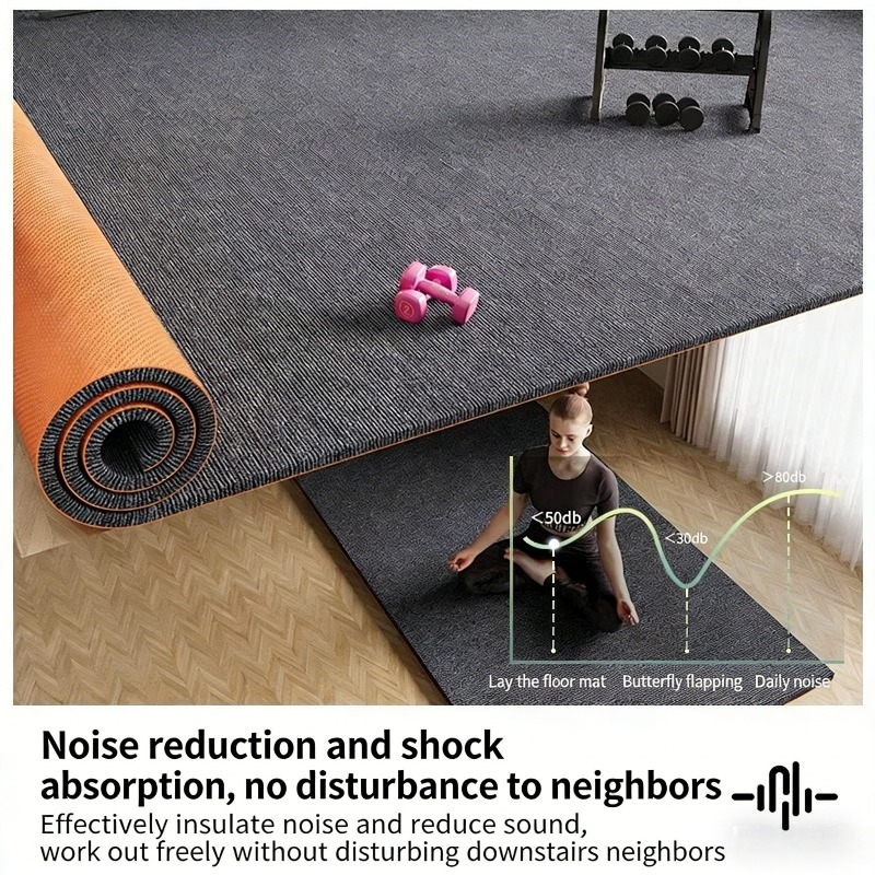 Soundproof Noise Absorbing Flo - Home Gym On Carpet reseña y precio