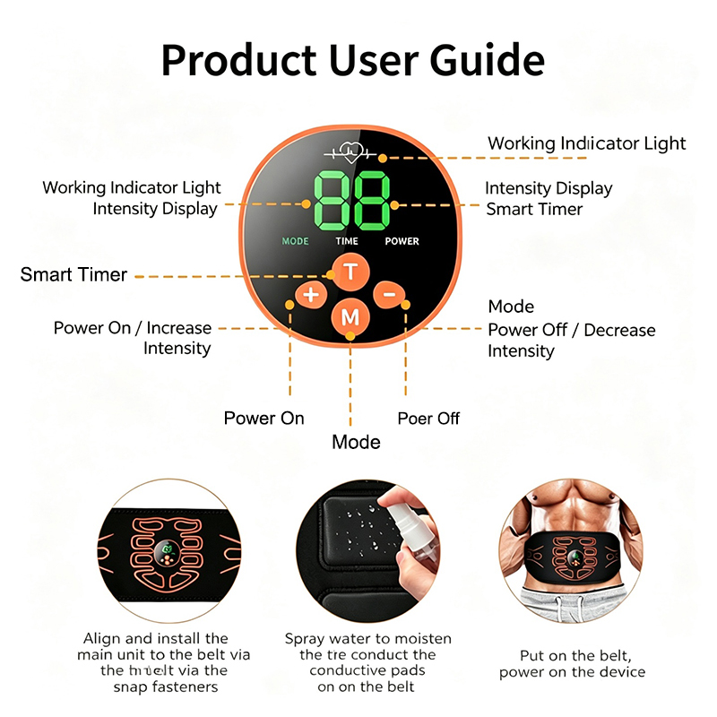 Abdominal Toning Belt Smart Ab - Home Gym Academy reseña y precio