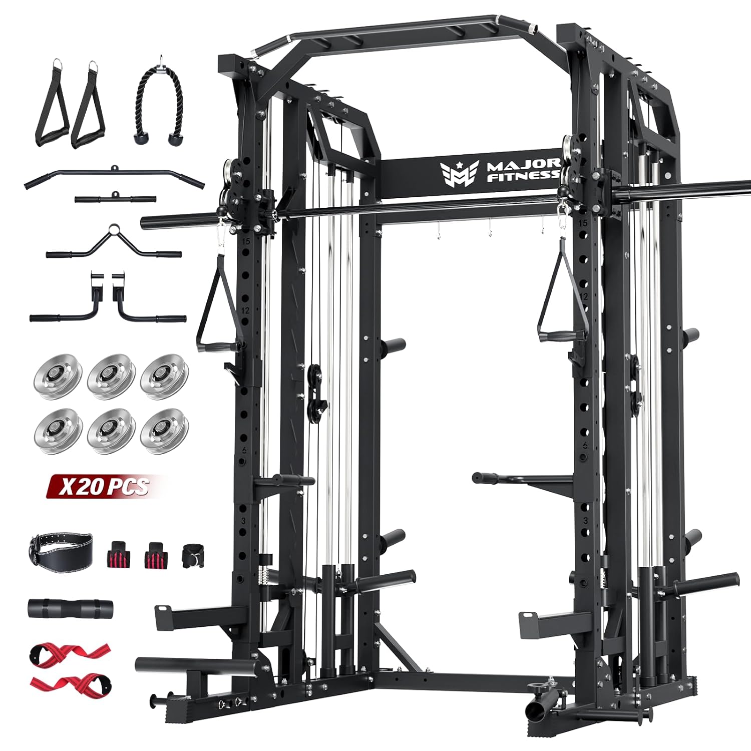 Smith Machine Home Gym Squat R - Home Gym Rack With Cables reseña y precio