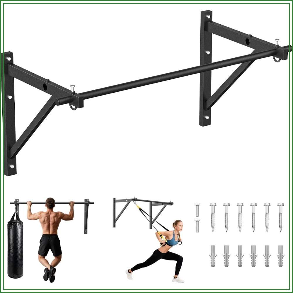 Wall Mounted Pull Up Bar, Chin - Home Gym Wall Mounted reseña y precio
