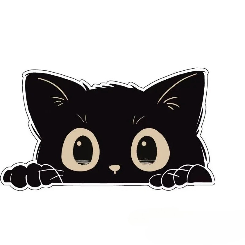 1pc Peeking Cat Sticker Car Bu - Weight Plate Bumper reseña y precio