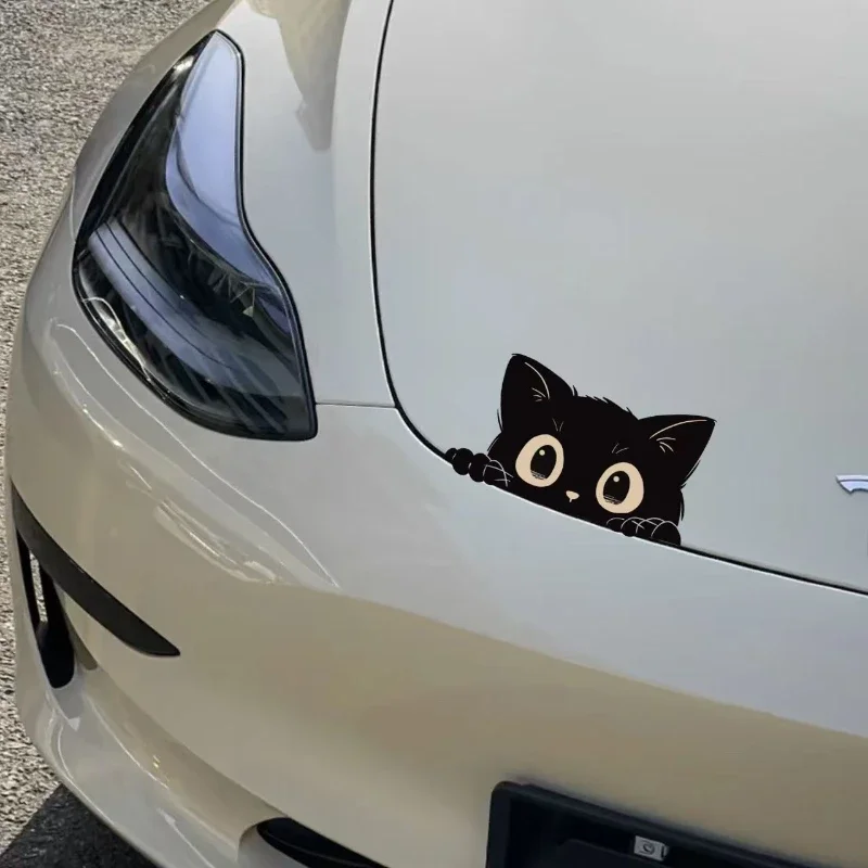 1pc Peeking Cat Sticker Car Bu - Weight Plate Bumper reseña y precio