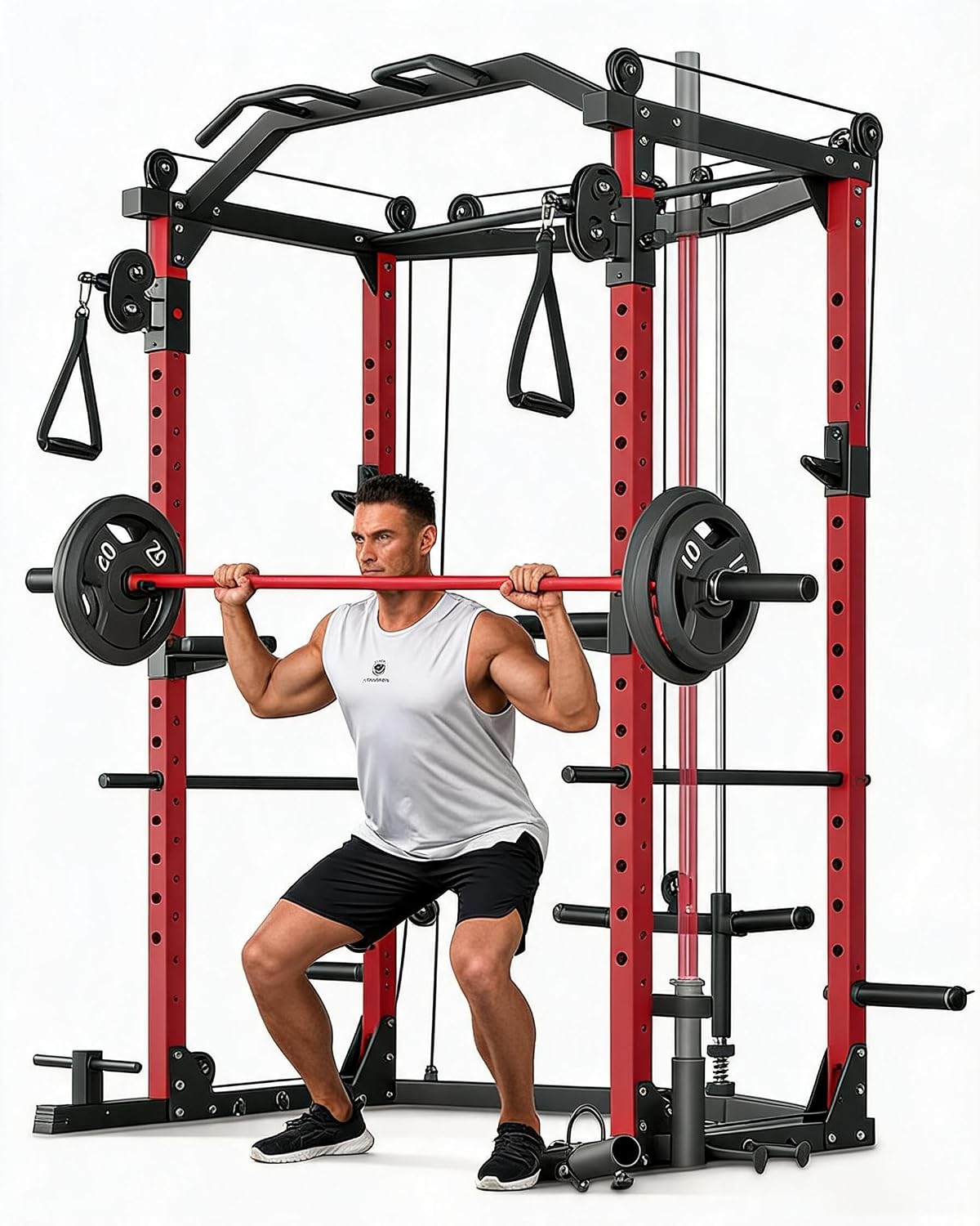 Power Cage, Multi-Functional P - Home Gym Rack With Cables reseña y precio