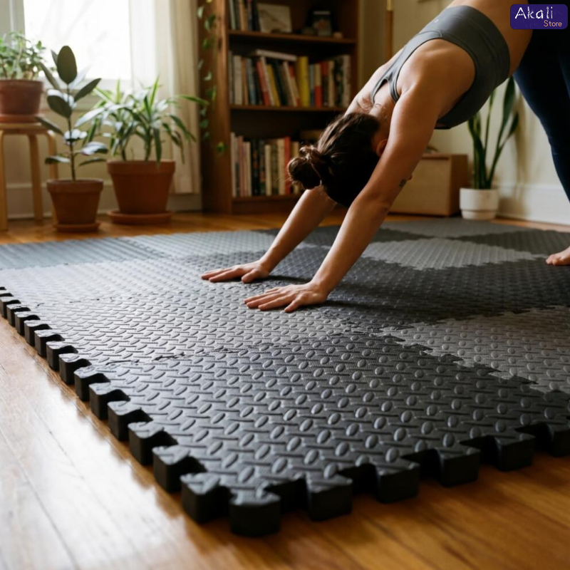 1Inch Thick EVA Foam Interlock - Home Gym On Carpet reseña y precio