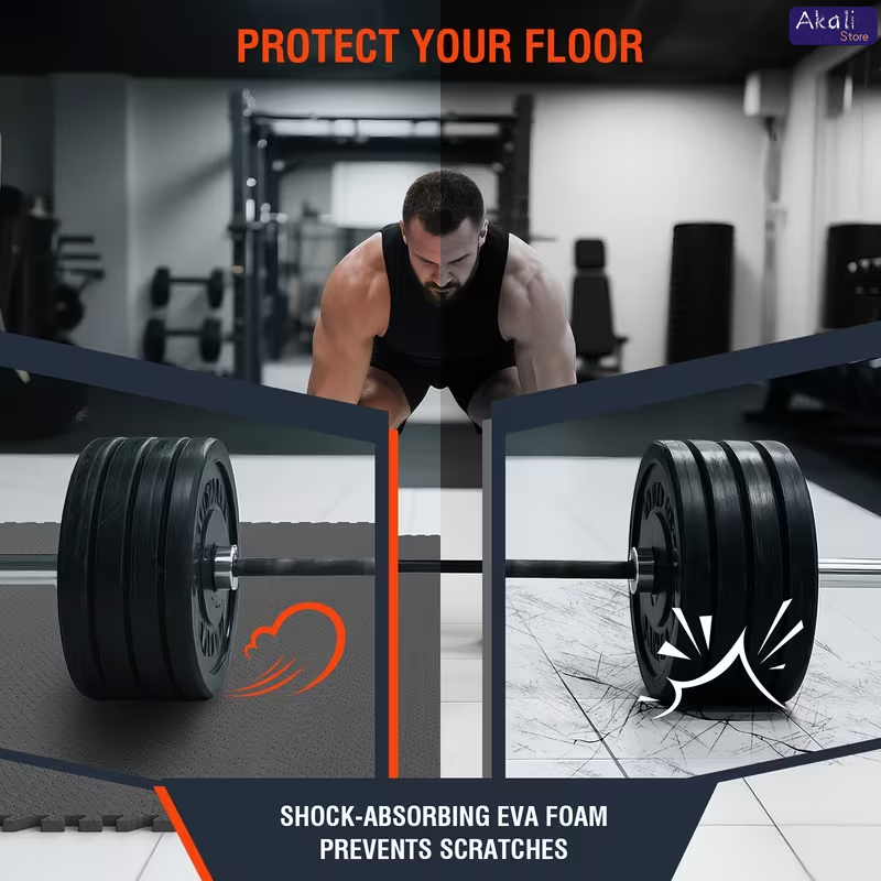 1Inch Thick EVA Foam Interlock - Home Gym On Carpet reseña y precio