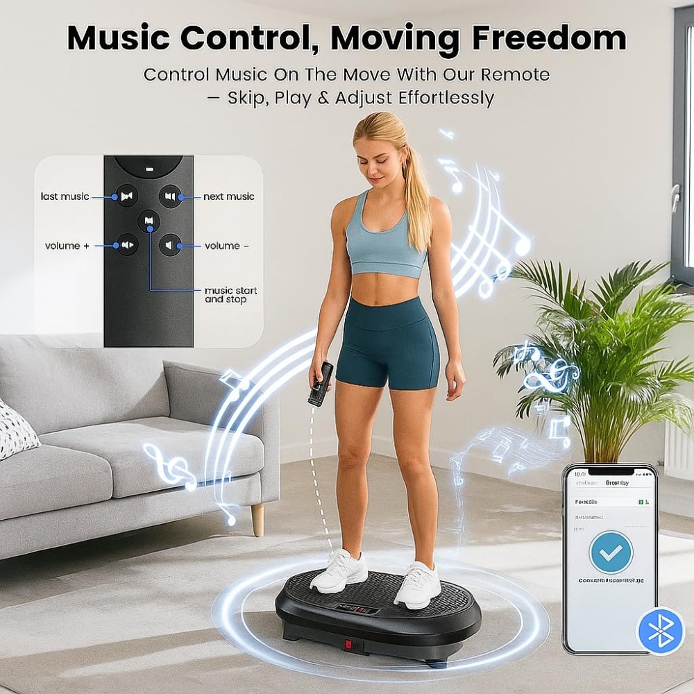 Vibration Plate Exercise Machi - Home Gym Tunturi reseña y precio