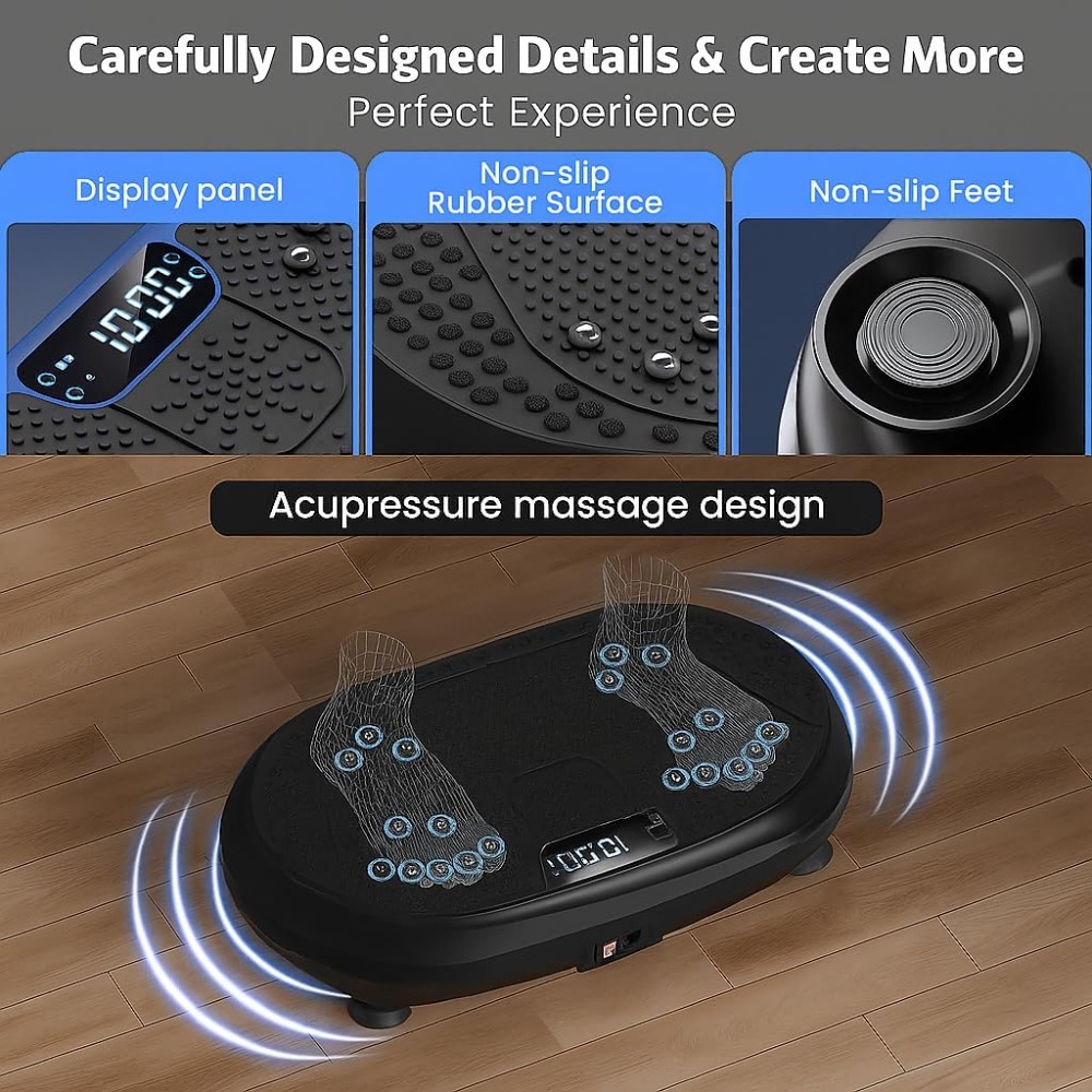 Vibration Plate Exercise Machi - Home Gym Tunturi reseña y precio